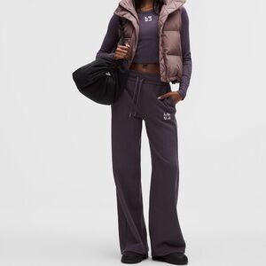 lululemon athletica Scuba mid rise wild leg pants Jewelled